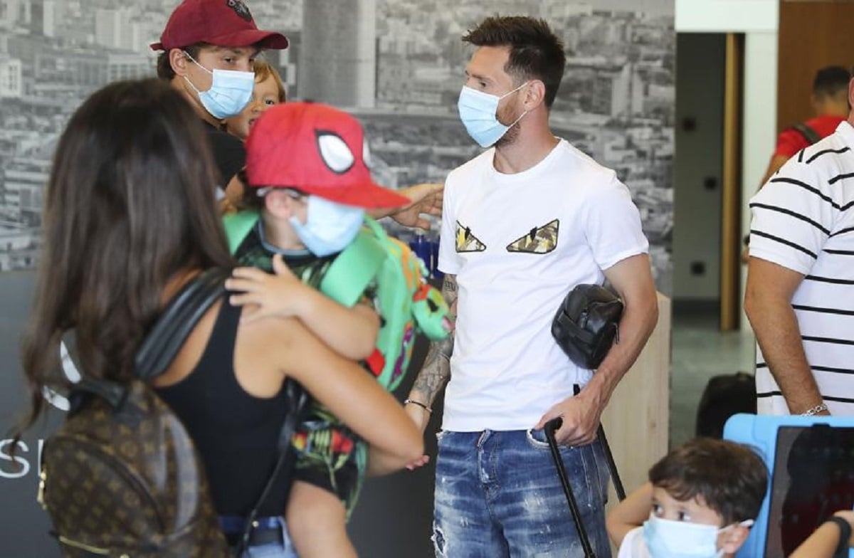 Avant la LDC, Messi et les joueurs du Barça s’offrent des vacances (photos)