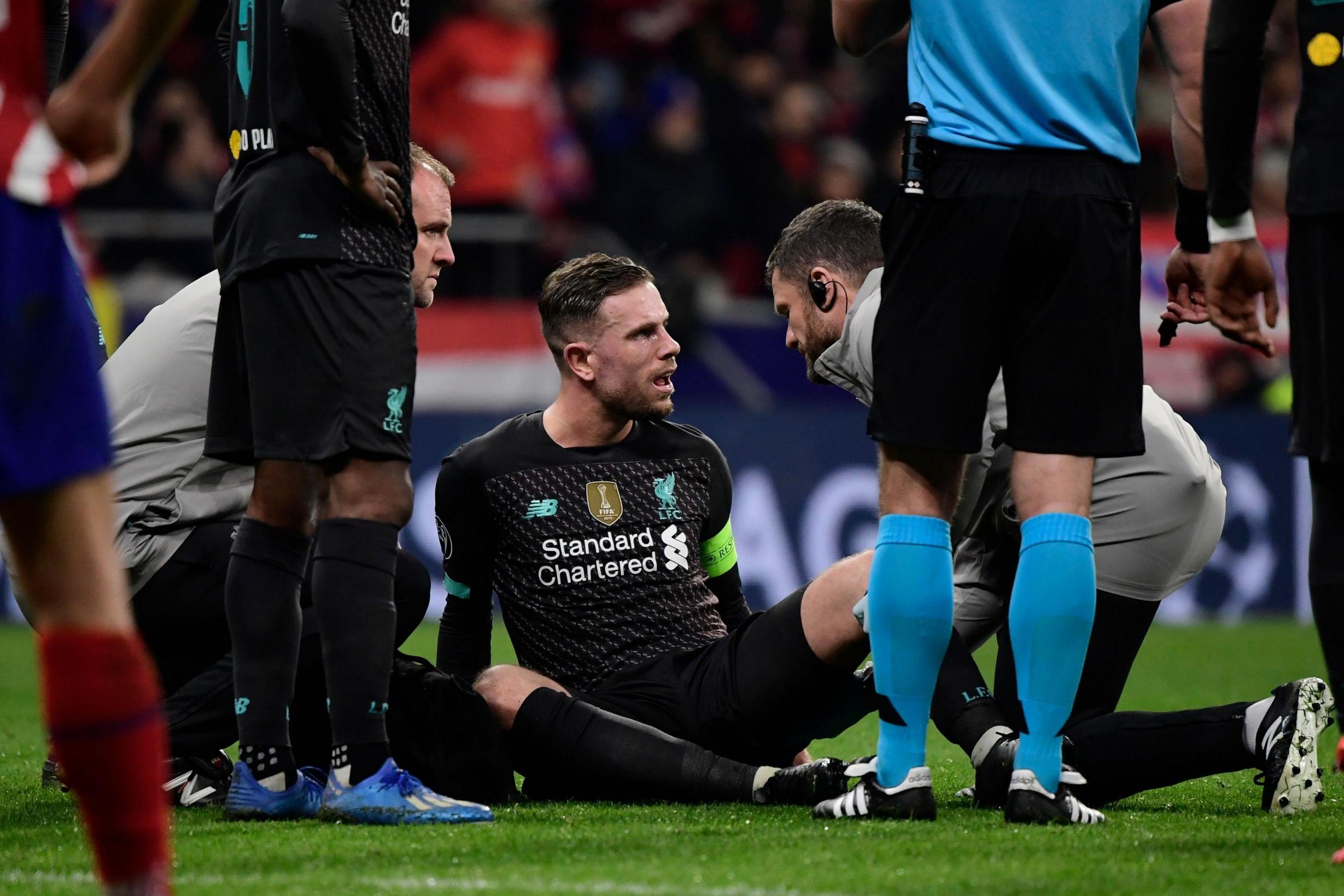liverpool captain jordan henderson a major doubt for west ham clash with hamstring injury