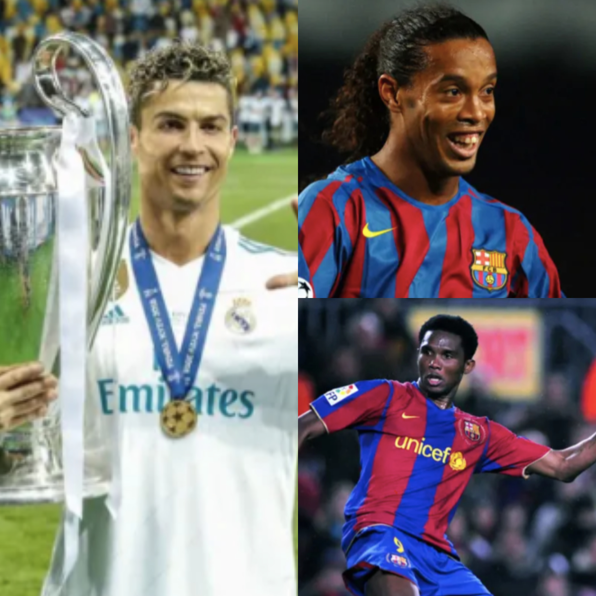 Samuel Eto’o, Cristiano Ronaldo, Dani Alves.. Voici les 10 signatures les plus marquantes du Real Madrid et du Barcelone