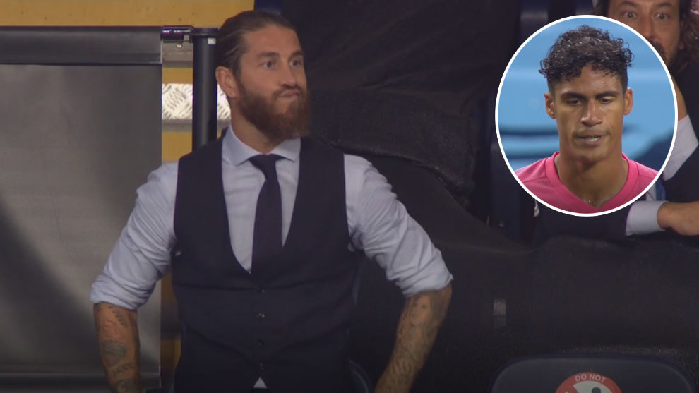 Video: les réactions à la deuxième erreur de Varane: le visage de Ramos dit tout