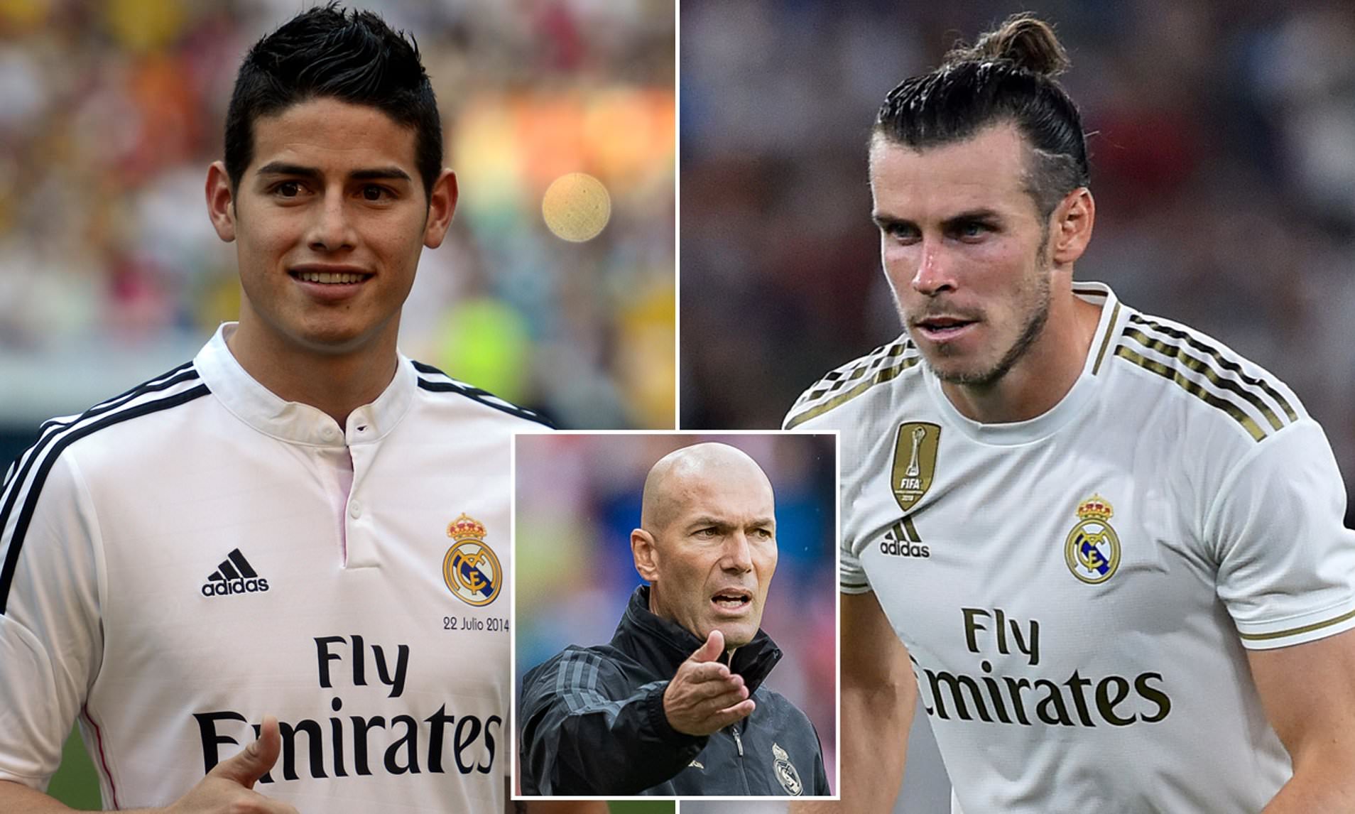 Bale et James se rapprochent de la confrontation avec Zidane