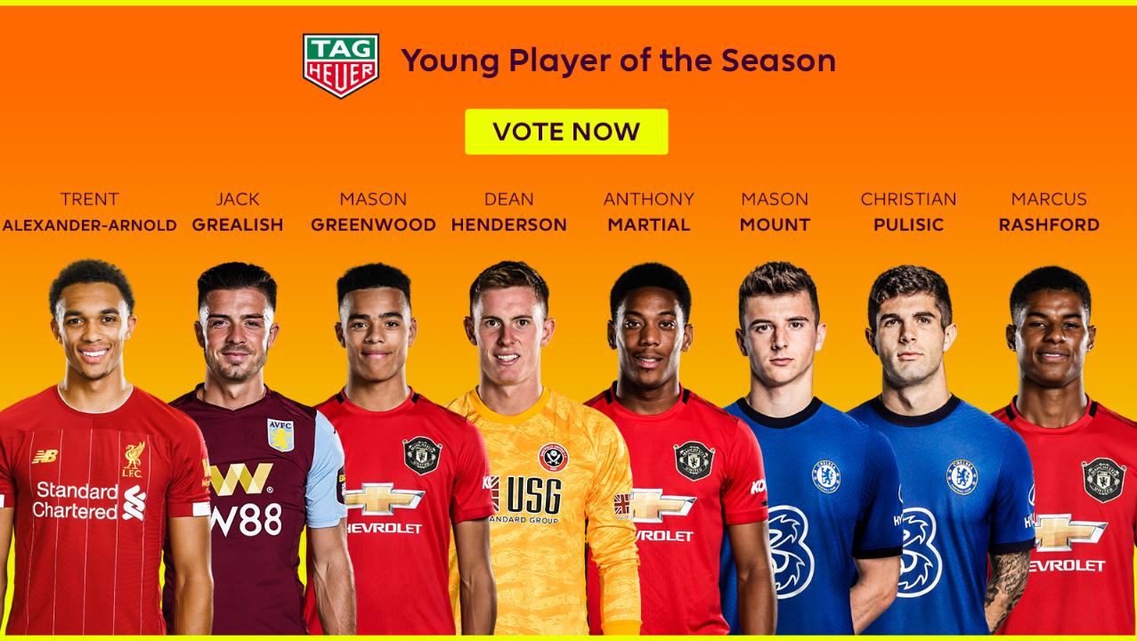 Rashford, Pulisic et Grealish se battent pour le titre de jeune joueur de l’année en Premier League