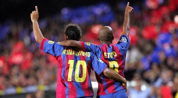 La Liga rend hommage au duo Samuel Eto’o et Ronaldinho
