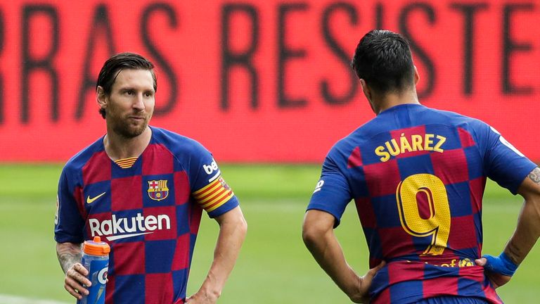 Barça-Atletico : Messi, Griezmann et Suarez titulaires, les compos