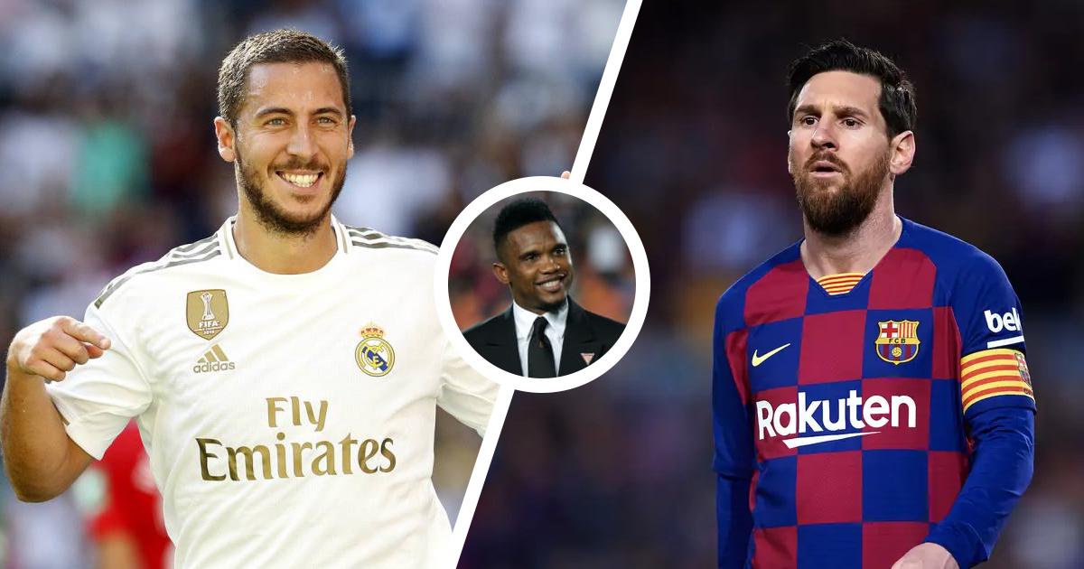 Samuel Eto’o compare Eden Hazard à Lionel Messi