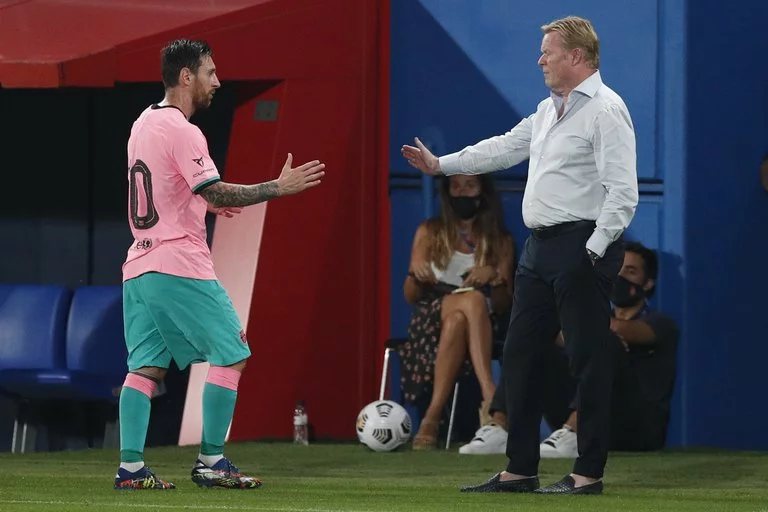 Barça : ces images de Koeman et Messi qui affolent les fans