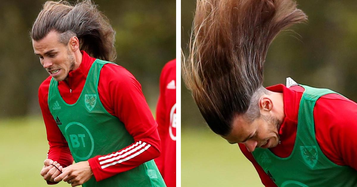 Bale laisse tomber ses cheveux: la star de Madrid présente sa crinière en pleine gloire