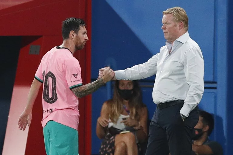 Barça : ces images de Koeman et Messi qui affolent les fans