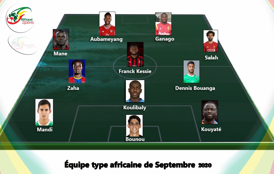Sadio Mané, Aubameyang… l’équipe-type des joueurs africains du mois de septembre
