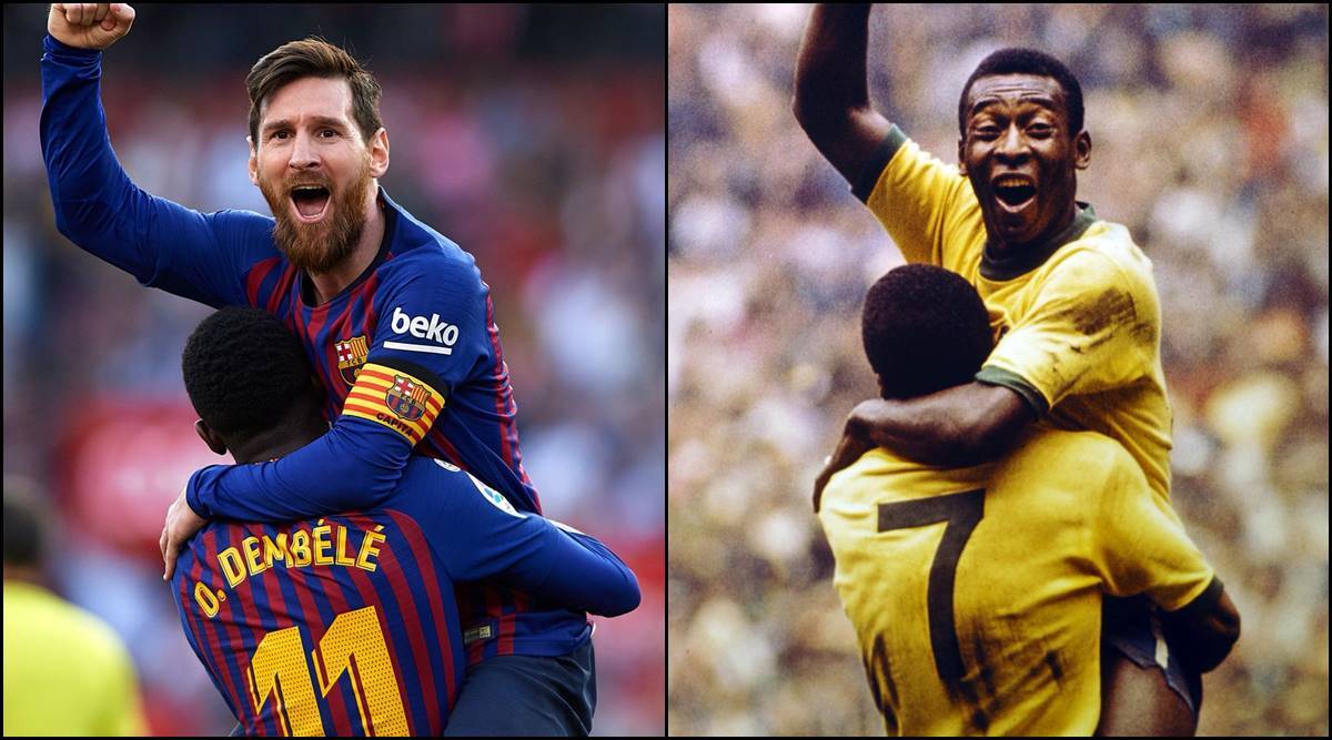 messi pele 1200