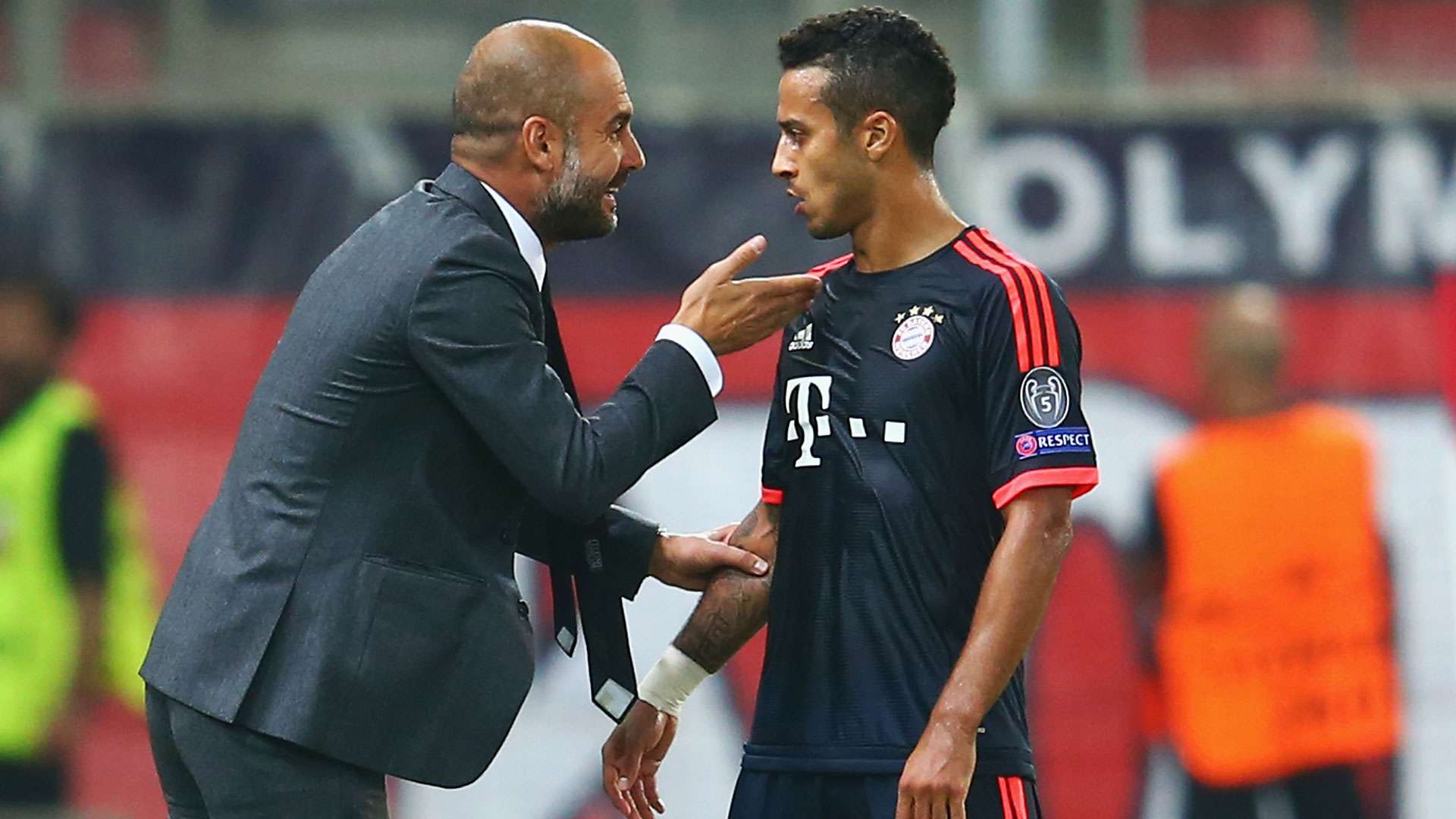 thiago alcantara pep guardiola bayern