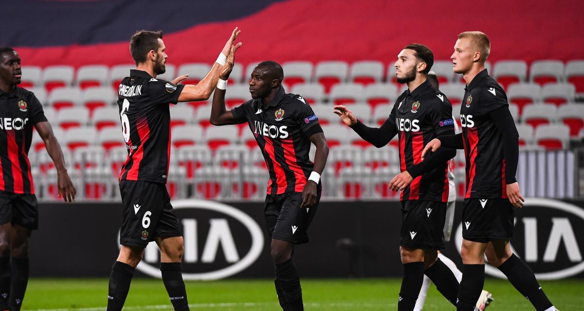 1200 L ogc nice hapol beer sheva les aiglons l emportent grce gouiri