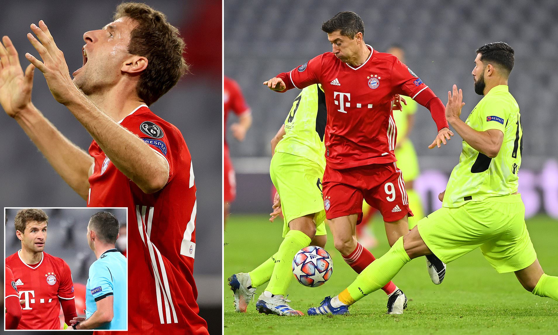 LDC – Bayern : Quand Thomas Müller insulte les joueurs de l’Atletico