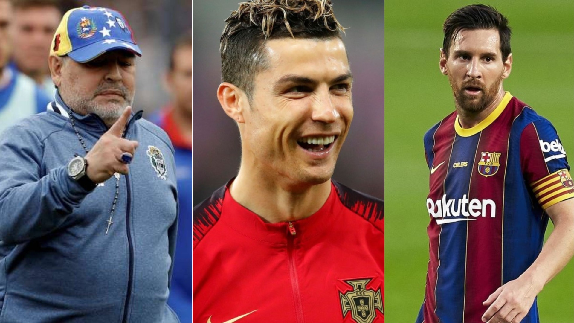 Cristiano Ronaldo lance une pique à Maradona et Messi, la toile se déchaine