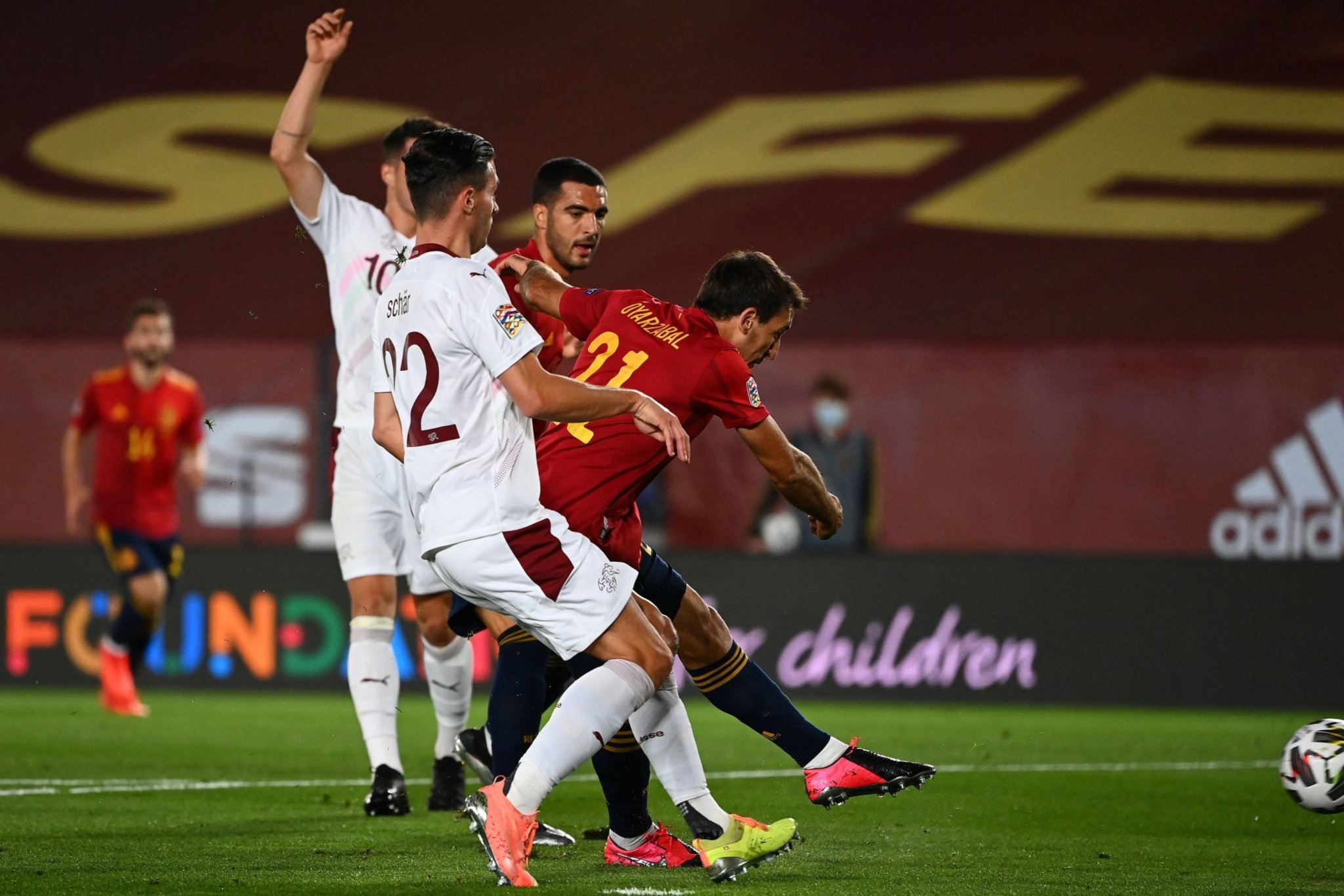 Ligue des Nations : L’Espagne bat la Suisse sans briller et conforte sa première place