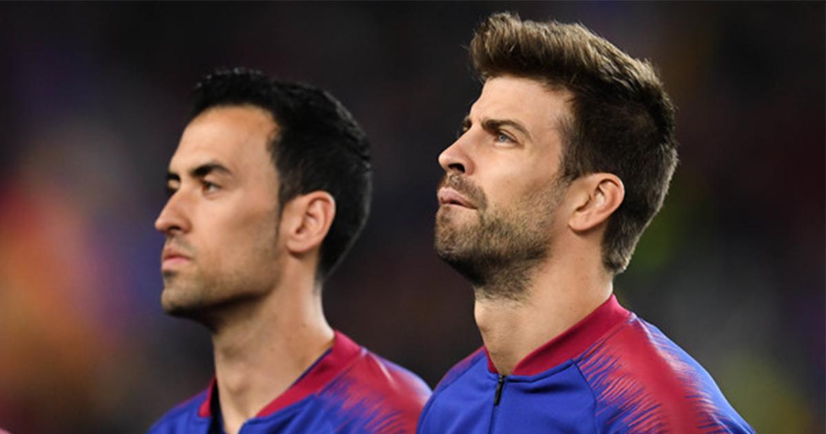 Pique et Busquets parmi les 7 joueurs de Barcelone les plus utilisés cette saison