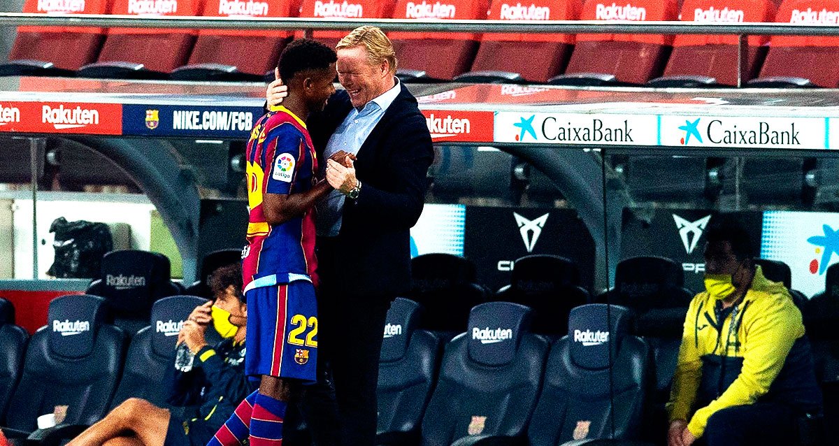 « Il doit progresser dans ce domaine », Ronald Koeman révèle un défaut d’Ansu Fati