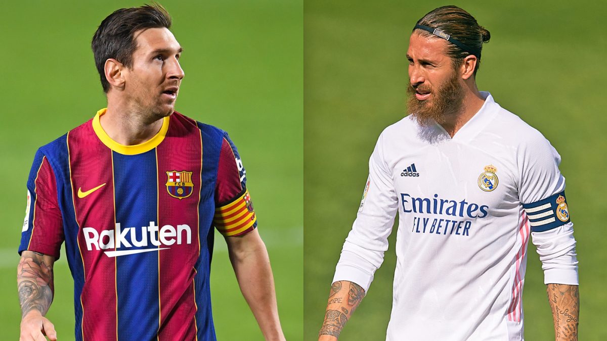 lionel messi barcelona sergio ramos real madrid