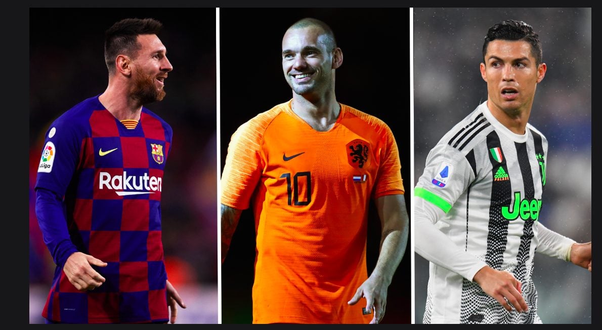 lionel messi wesley sneijder cristiano