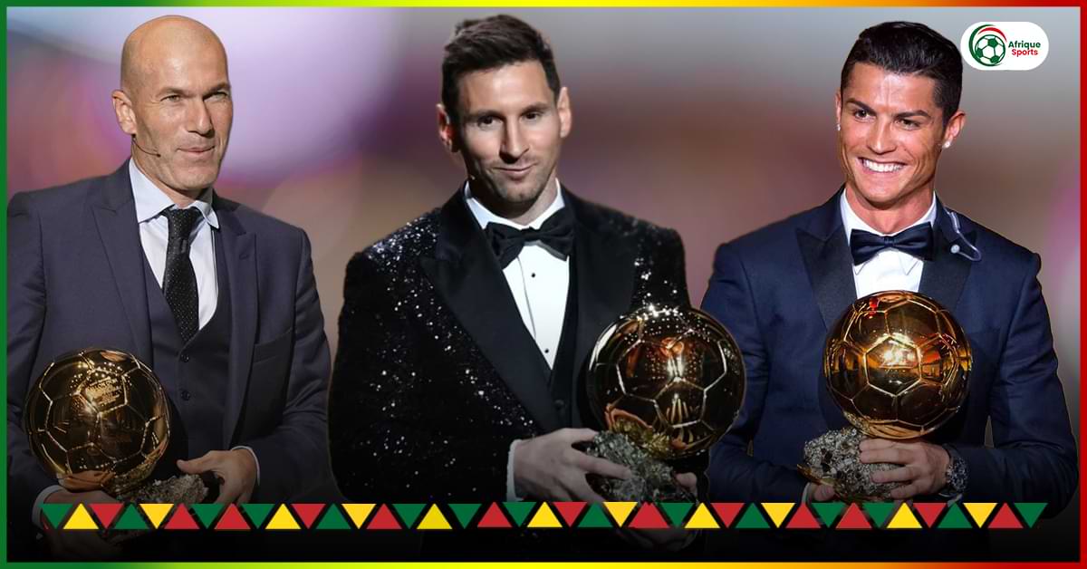 Messi 2é, Zidane 4é… les 10 joueurs avec le plus de points Ballon d’Or dans l’histoire ont été révélés