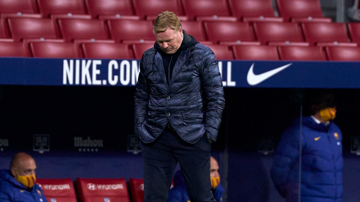 « C’est inquiétant », Ronald Koeman pas tendre avec un de ses cadres après la défaite face à l’Atletico