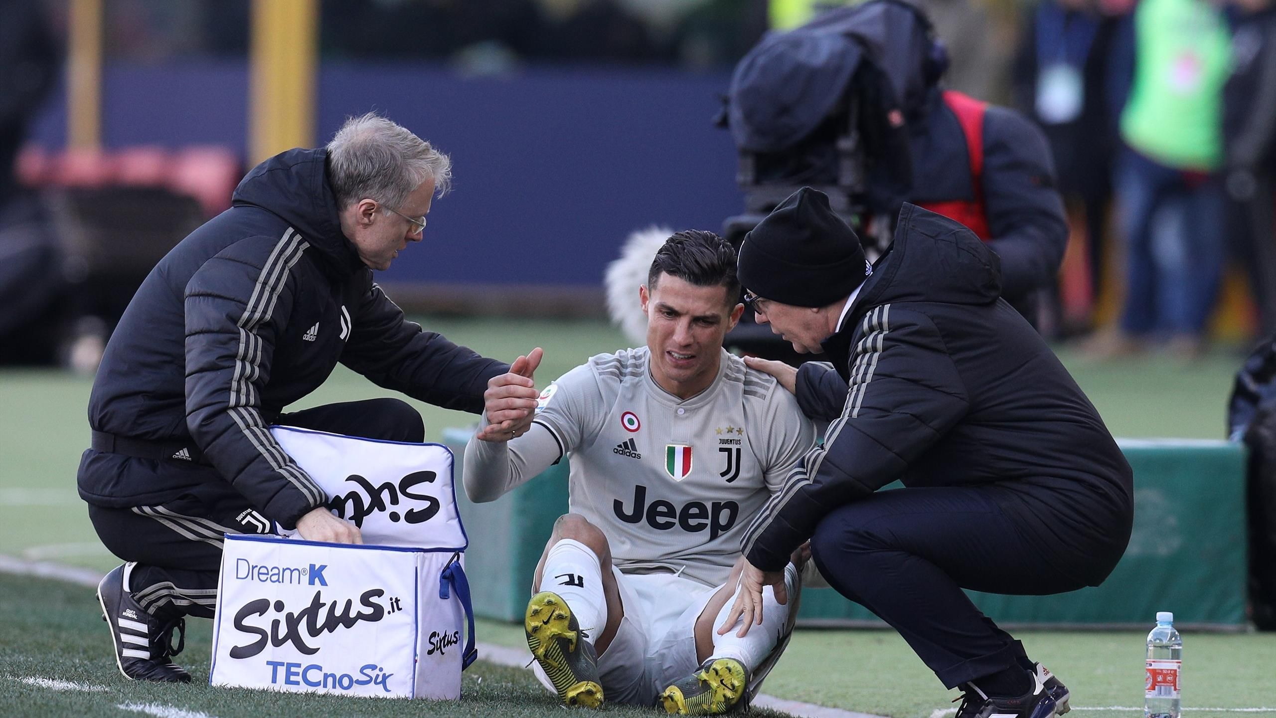Lazio vs Juventus : Cristiano Ronaldo sort sur blessure