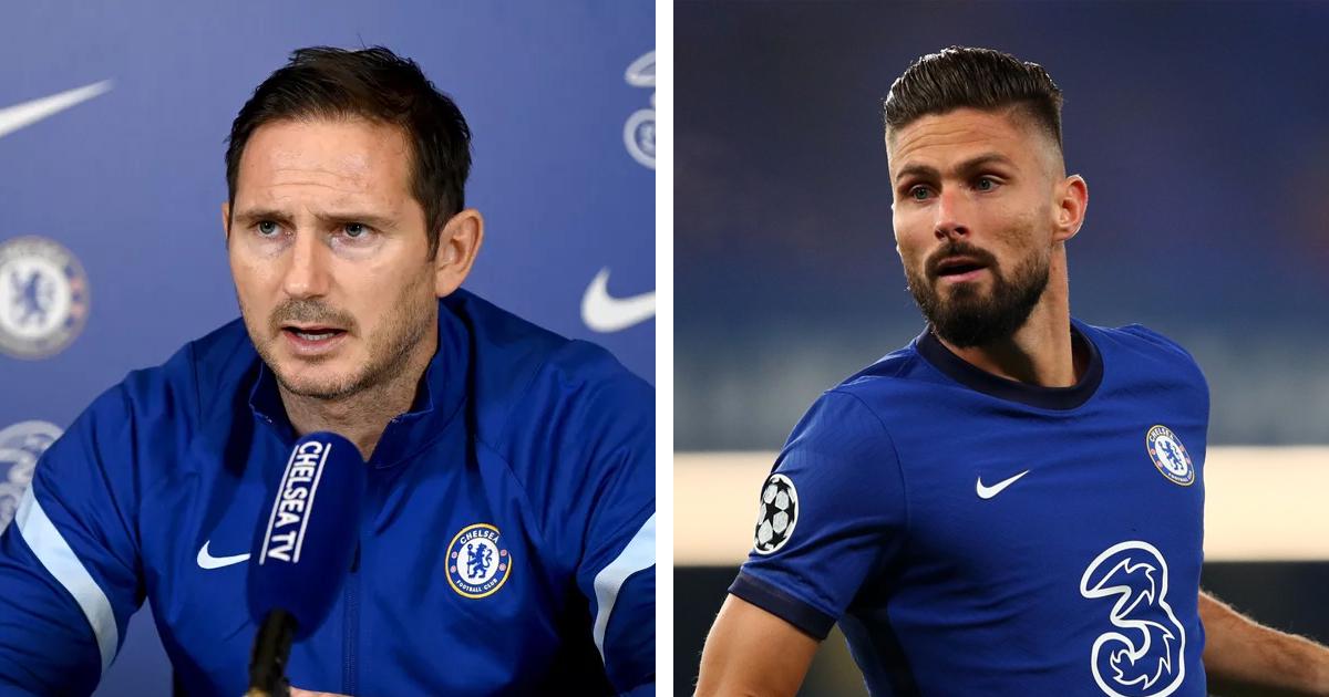 Frank Lampard réagit aux rumeurs de départ d’Olivier Giroud