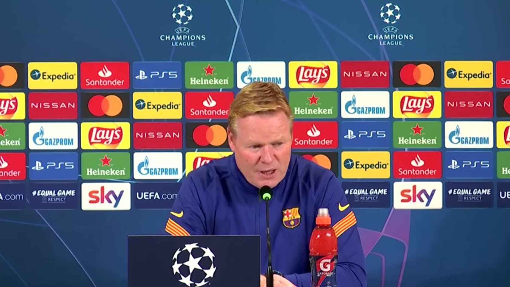 Deportes Futbol Champions League FC Barcelona Dinamo de Kiev Ronald Koeman Lionel Messi