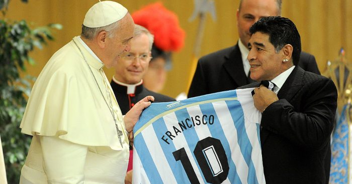 Diego Maradona Pope F365