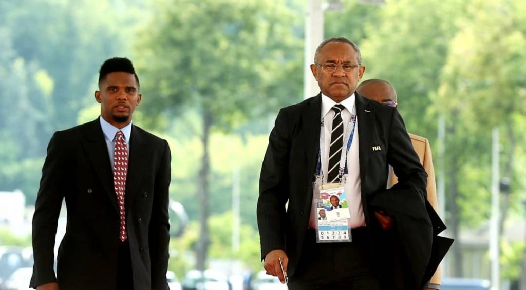 Elections CAF : Ahmad Ahmad reçoit le soutien de Samuel Eto’o