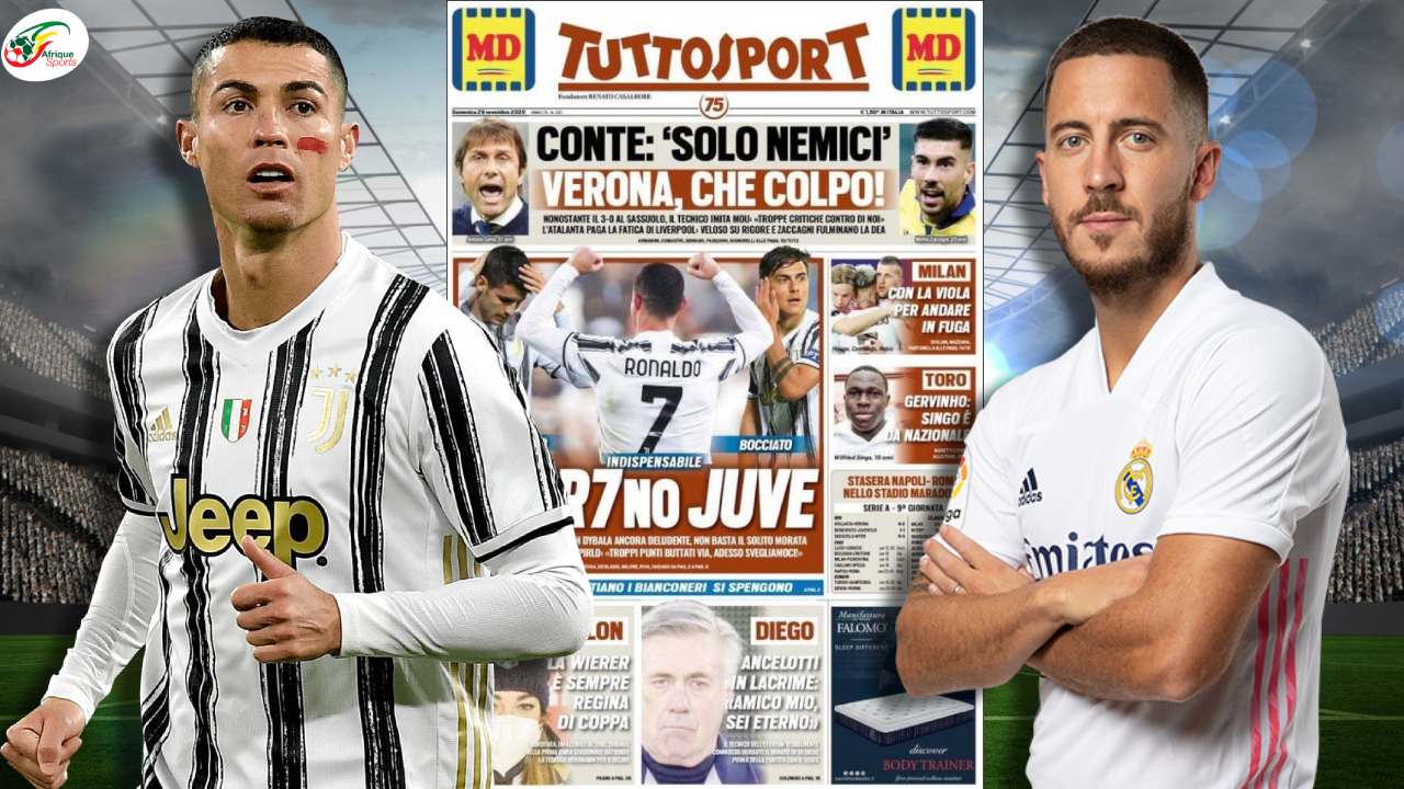 Le Real Madrid chute encore et perd Hazard… Pas de Juventus sans CR7 | Revue de presse