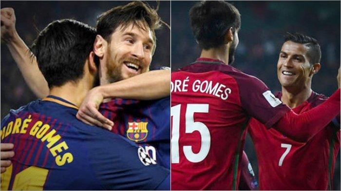 Ronaldo, Cr7, Messi, le Onze de rêve hallucinant de l’ancien catalan André Gomes