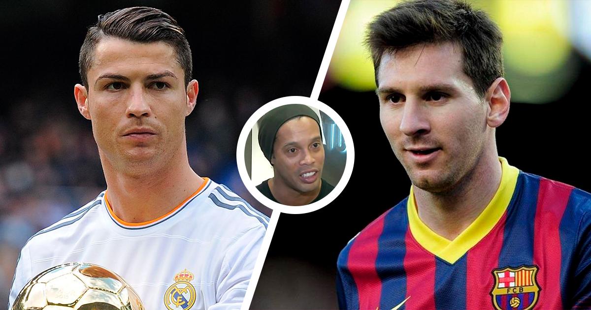 Comment Ronaldinho a brillamment résumé la rivalité entre Ronaldo et Messi en 2014