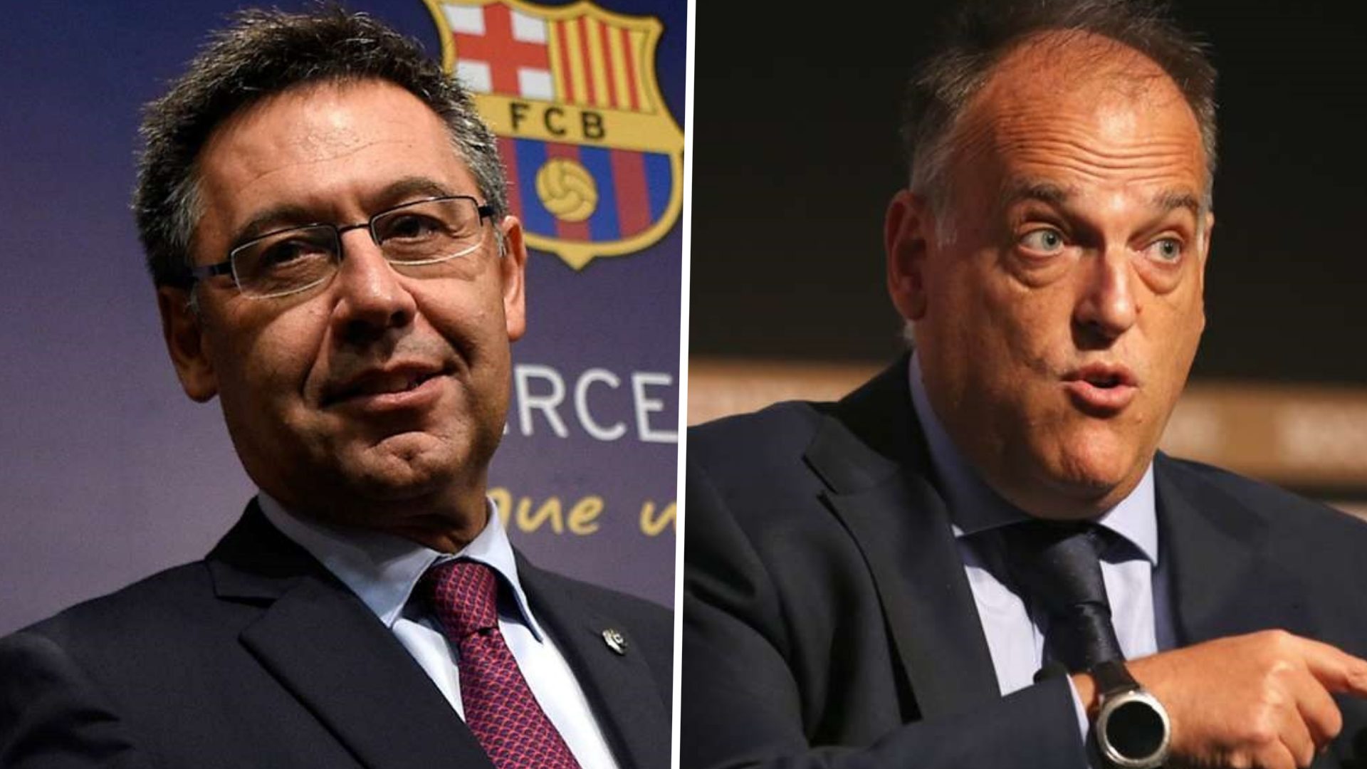 « C’est une blague, c’est impossible », Tebas répond à la dernière déclaration de Bartomeu