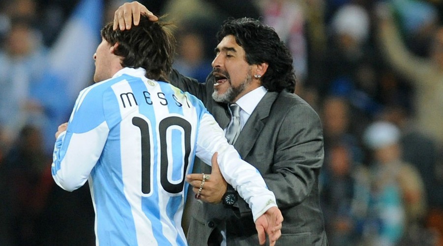 Lionel Messi envoie un message émouvant à Diego Maradona hospitalisé