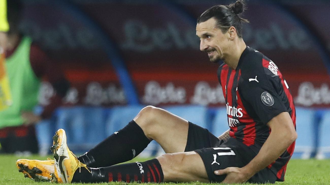 Le Milan s’inquiète pour Zlatan Ibrahimovic, sorti sur blessure face à Naples