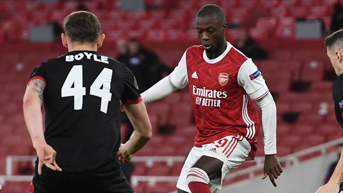 Arsenal : Nicolas Pépé toujours à la peine