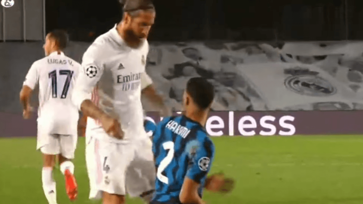 Real Madrid – Inter : Une vidéo révèle les insultes de Ramos envers Hakimi