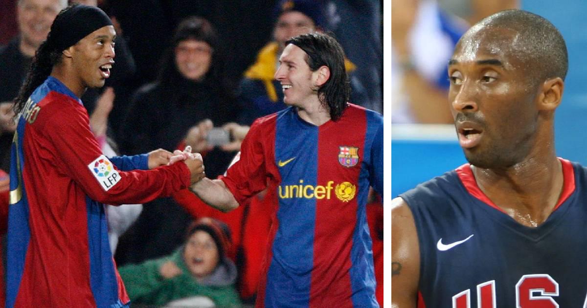 Ronaldinho avait déclaré à Kobe Bryant la prédiction la plus audacieuse possible sur Leo Messi quand il avait 18 ans