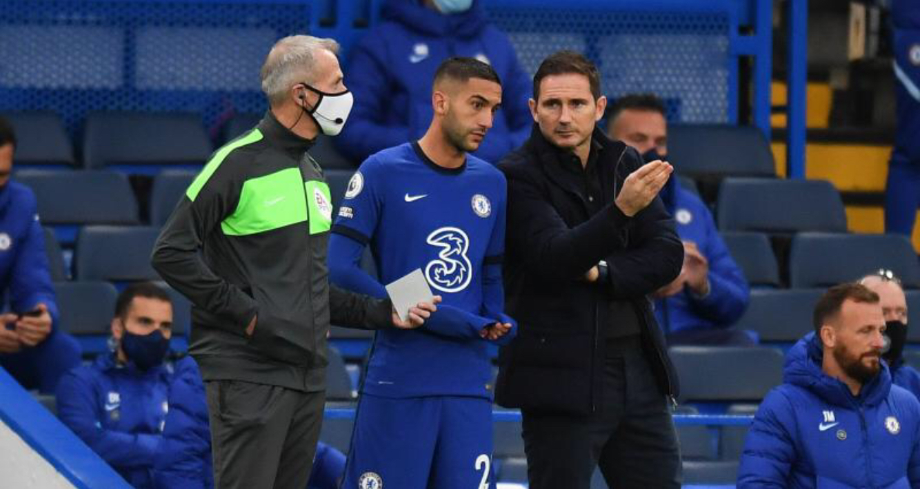 Pour Lampard l’absence de Ziyech n’est pas anodine aux contre-performances de Chelsea