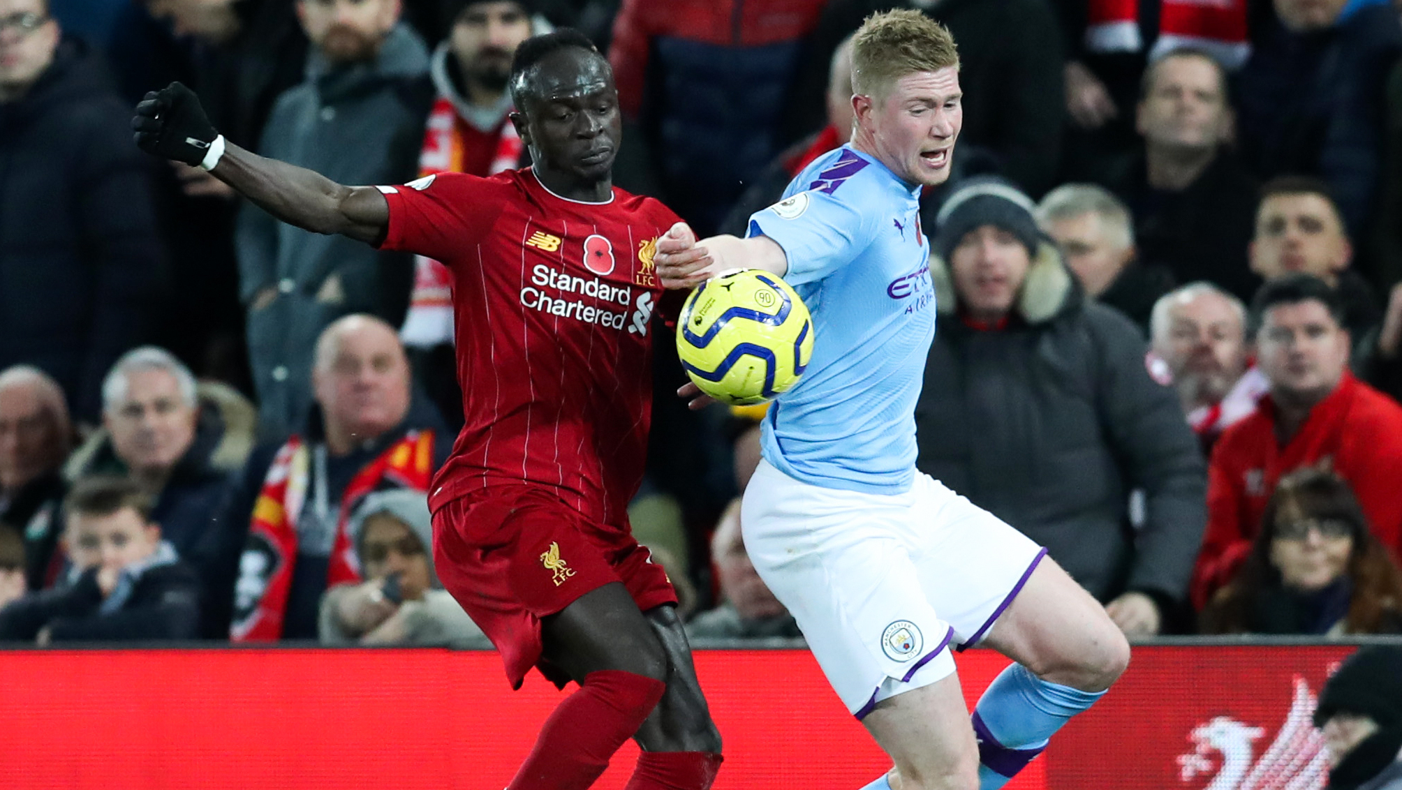 Mané 6e, De Bruyne 4e… Top 15 des meilleurs joueurs de Premier League en 2020 (Mirror)