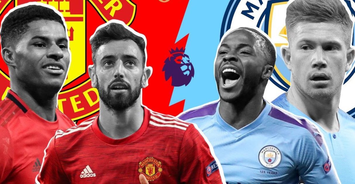 Pogba et Mahrez titulaires, les compos officielles du derby Man United vs Man City