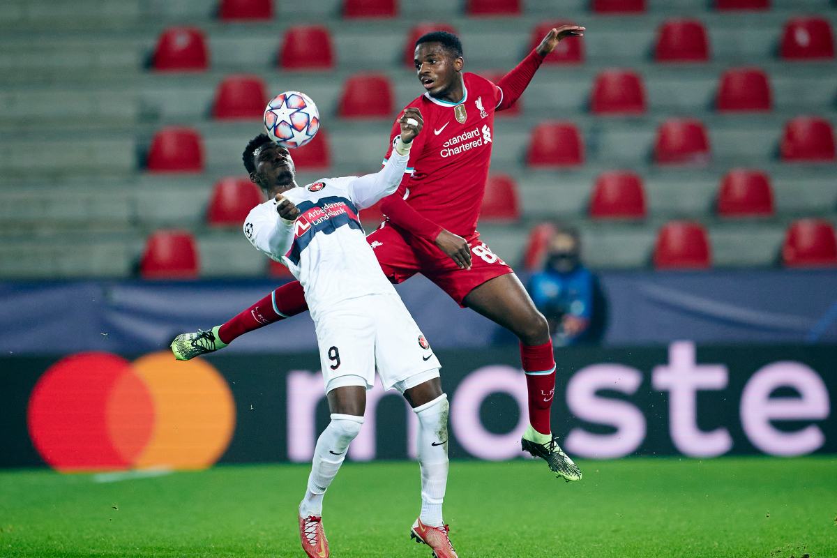 Ramasseur lors de la ‘Remontada’, Koumetio entre dans l’histoire des Reds, face à Midtjylland