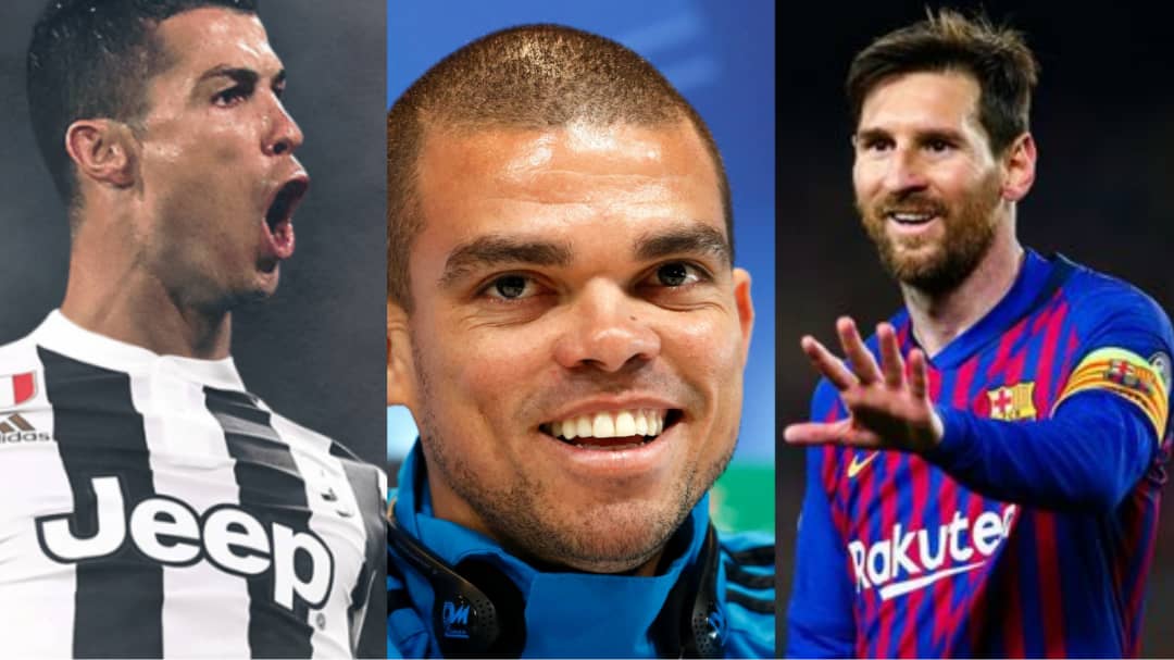Pepe a tranché entre Ronaldo et Messi