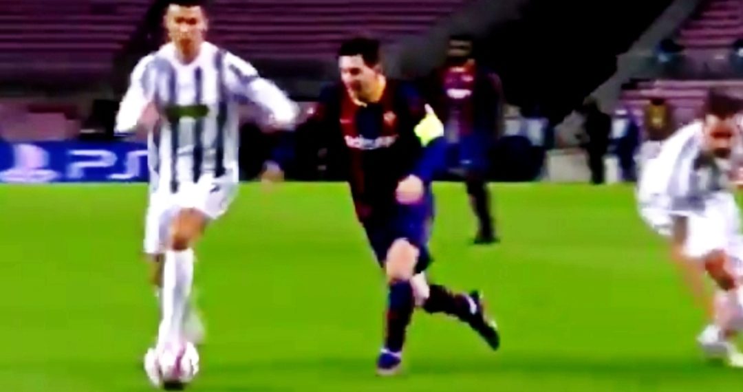 Quand Ronaldo arrache le ballon à Messi à la 80e minute dans la défense (Vidéo)
