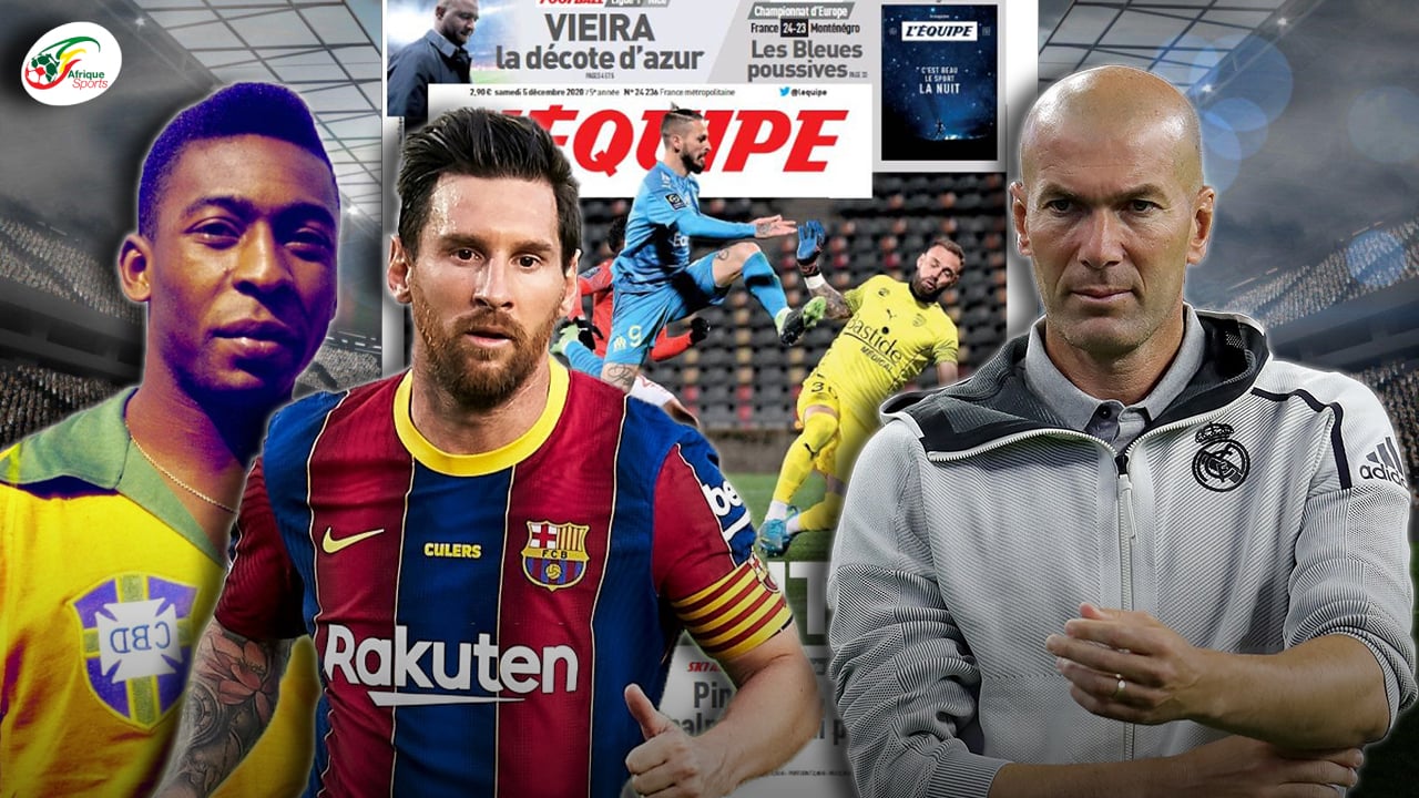La presse met la pression à Zidane… Messi peut battre Pelé Revue de presse