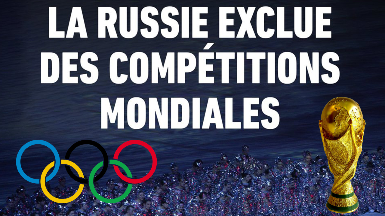 Le TAS exclut la Russie de toutes compétitions mondiales