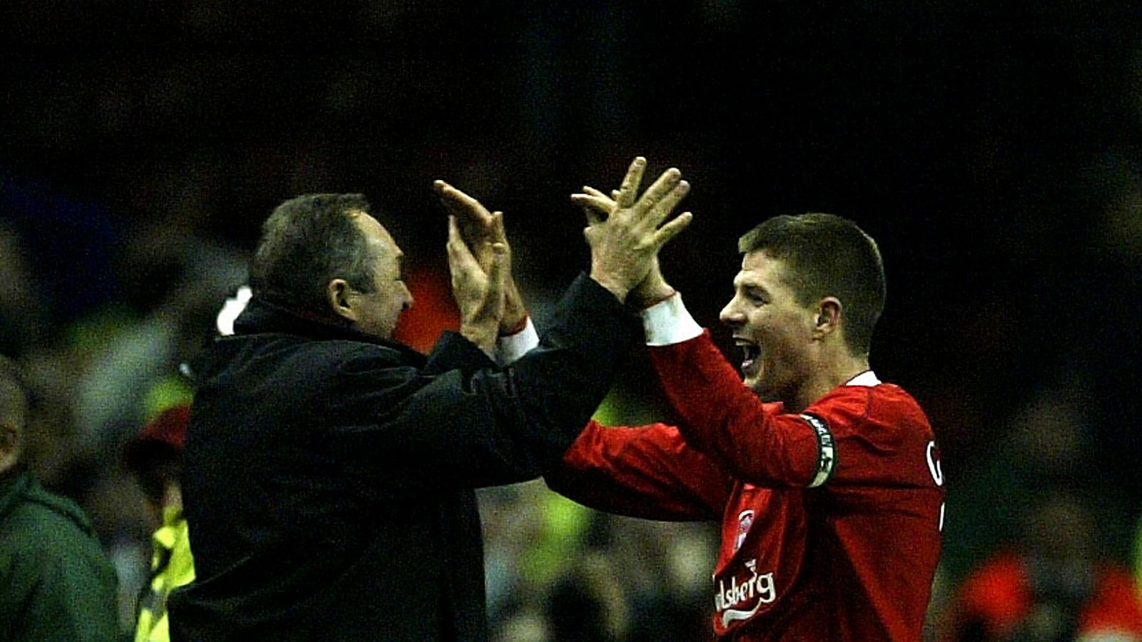 gerrard houllier steven gerrard liverpool 3246965