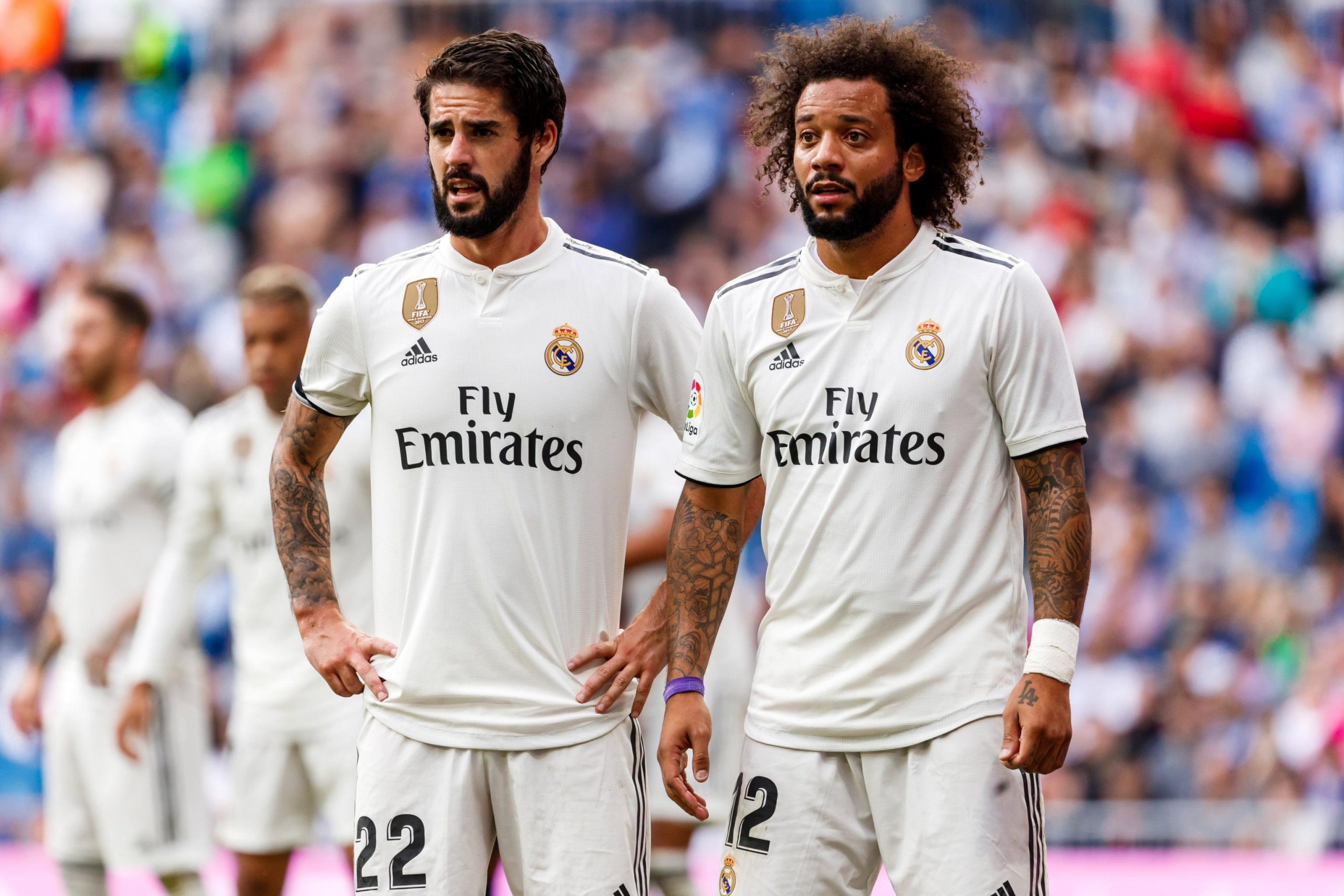 « C’est vrai qu’ils n’ont pas joué dernièrement », Zidane évoque la situation d’Isco et de Marcelo