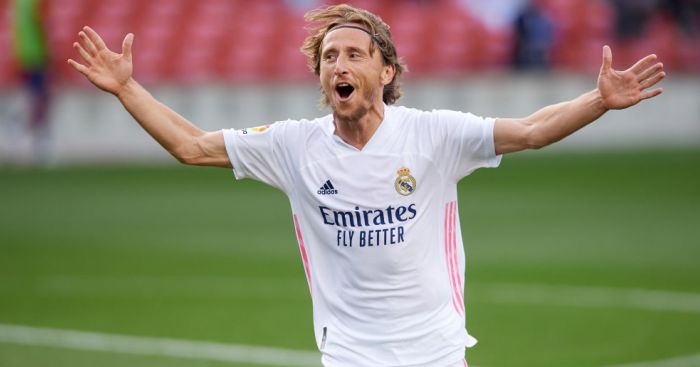 Luka Modric exprime sa joie lors du renouvellement de contrat